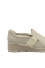 Imagine Pantofi damă bej din piele naturală, cu inserție elastică RIK53784-60