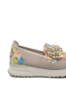 Imagine Pantofi comozi damă din plasă, roz cu model floral RIKN7460-31