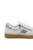 Imagine Pantofi sport damă alb cu argintiu, din piele naturală REMD2C02-80