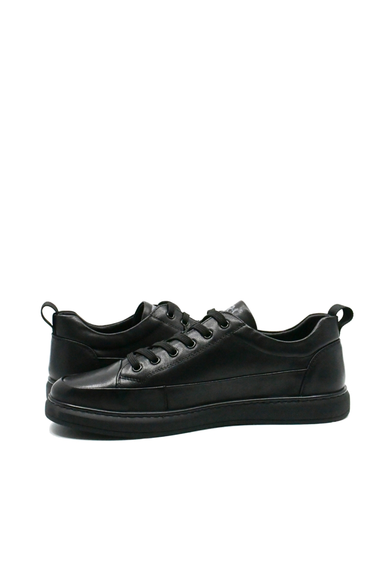 Imagine Pantofi sport esențiali negri din piele naturală OTR220019