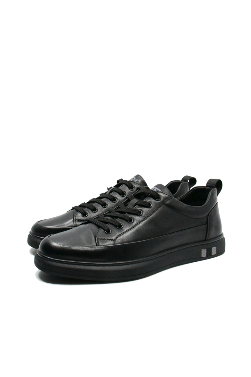 Imagine Pantofi sport esențiali negri din piele naturală OTR220019