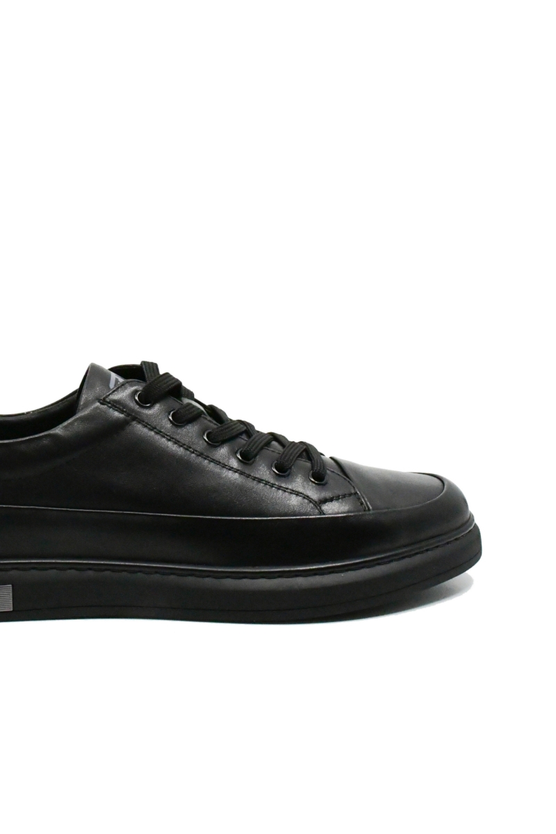Imagine Pantofi sport esențiali negri din piele naturală OTR220019
