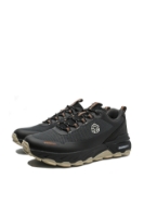 Imagine Teniși bărbați negri din plasă fină și inserții de cauciuc GOR31089