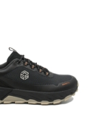 Imagine Teniși bărbați negri din plasă fină și inserții de cauciuc GOR31089