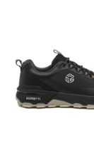 Imagine Teniși bărbați negri din plasă fină și inserții de cauciuc GOR31089