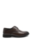 Imagine Pantofi eleganți bărbați stil Derby, maro închis, din piele naturală FNX2812