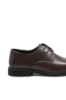 Imagine Pantofi eleganți bărbați stil Derby, maro închis, din piele naturală FNX2812
