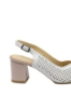 Imagine Pantofi decupați eleganți roz cu alb, din piele naturală cu model perforat MIR991