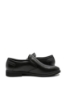 Imagine Pantofi office bărbați fără șiret, negri din piele naturală FNX81139