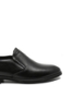 Imagine Pantofi office bărbați fără șiret, negri din piele naturală FNX81139