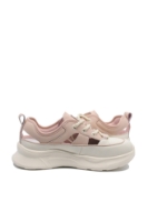 Imagine Pantofi sport damă cu decupaje, roz, din piele naturală FNX70136