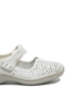 Imagine Pantofi perforați cu baretă albi din piele naturală RIK41399-80
