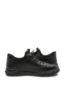 Imagine Pantofi casual bărbați, negri, din piele naturală cu inserție flexibilă FNX218902
