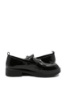 Imagine Pantofi damă moderni stil loafer negri, din lac FNX1227