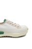 Imagine Pantofi sport bej cu detalii verzi din piele naturală OTR60006