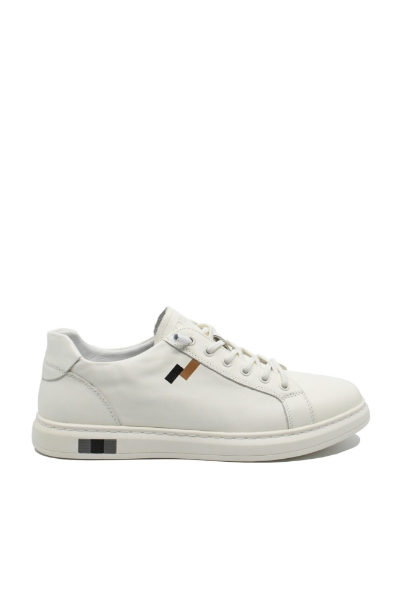 Imagine Pantofi casual sport bărbați, albi din piele naturală OTR260004