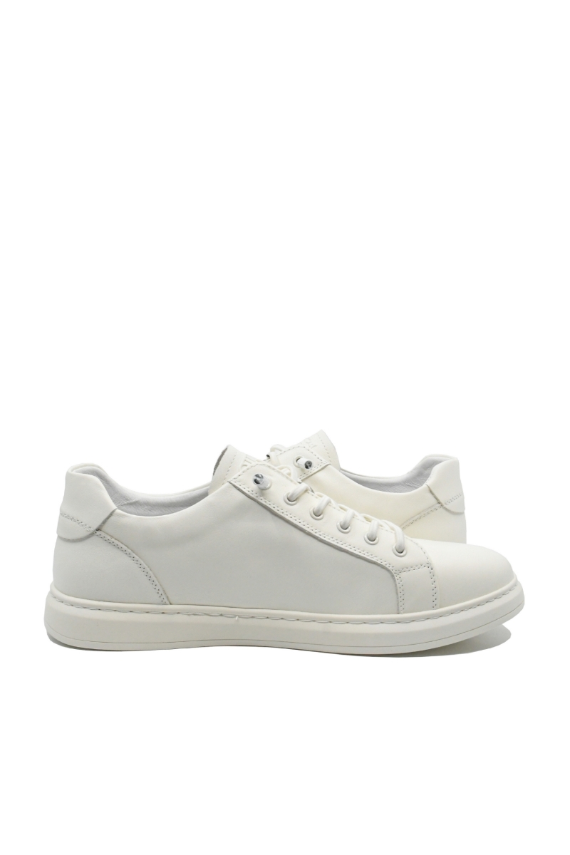 Imagine Pantofi casual sport bărbați, albi din piele naturală OTR260004