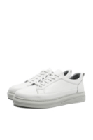 Imagine Pantofi casual bărbați, alb clasic, din piele naturală GOR1030