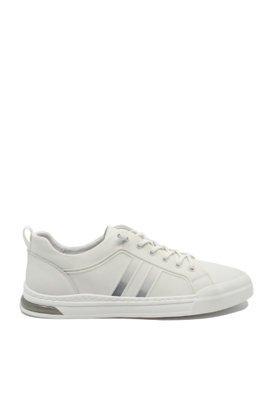 Imagine Pantofi sport bărbați albi din piele naturală OTR260005