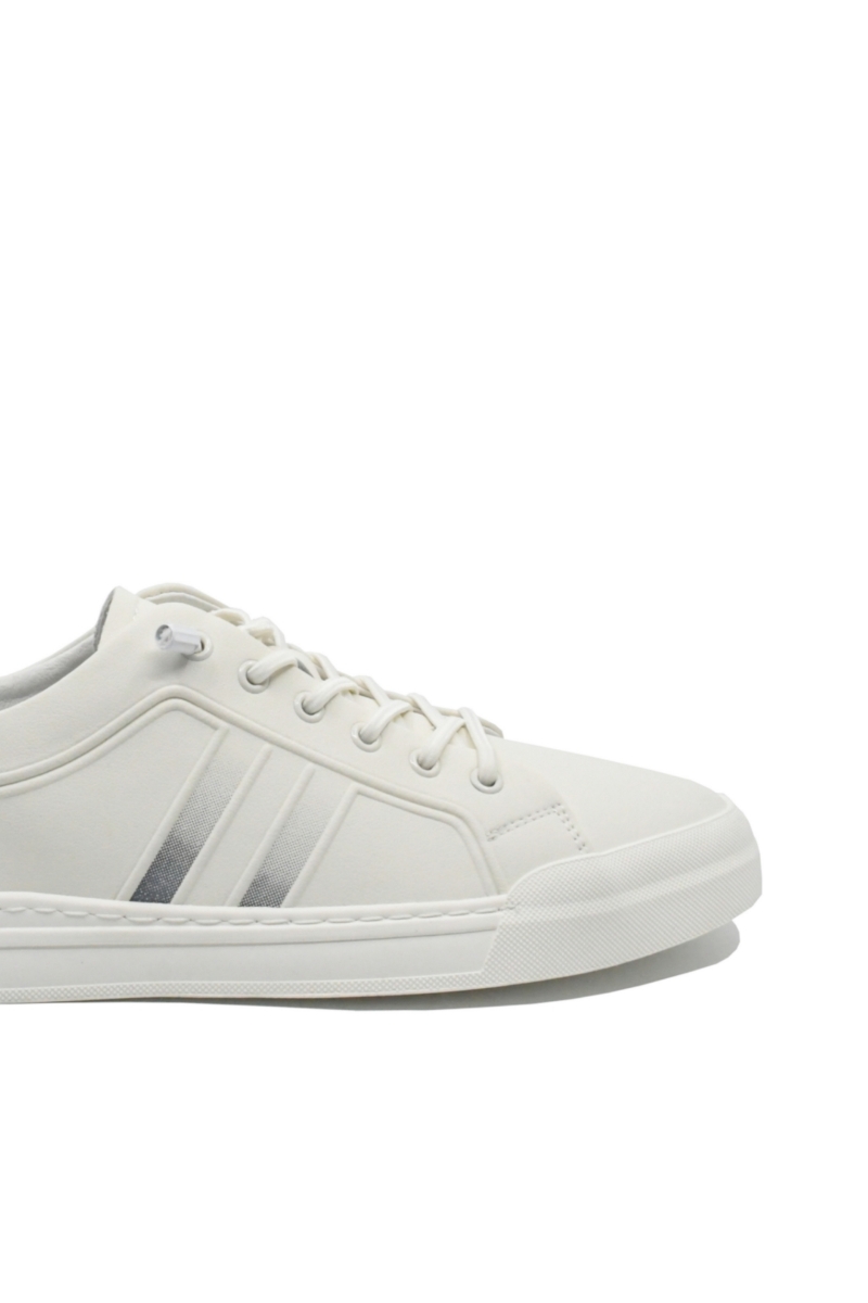Imagine Pantofi sport bărbați albi din piele naturală OTR260005