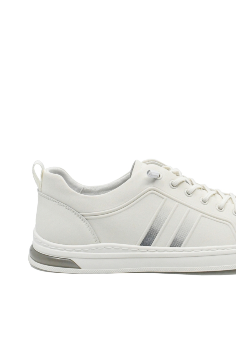 Imagine Pantofi sport bărbați albi din piele naturală OTR260005