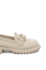 Imagine Loaferi damă cu platformă bej din piele naturală OTR140001