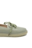 Imagine Pantofi comozi cu perforații și fundiță, verde deschis, din piele naturală OTR60017