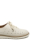 Imagine Pantofi casual bej din piele naturală cu perforații OTR60017
