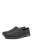 Imagine Pantofi casual bleumarin din piele naturală cu perforații RIK13459-14