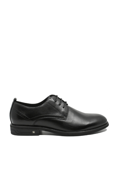 Imagine Pantofi eleganți negri, stilați, din piele naturală OTR620006