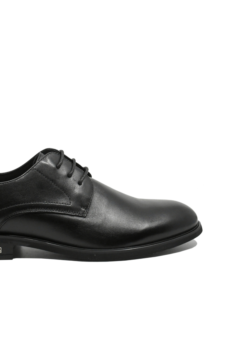 Imagine Pantofi eleganți negri, stilați, din piele naturală OTR620006