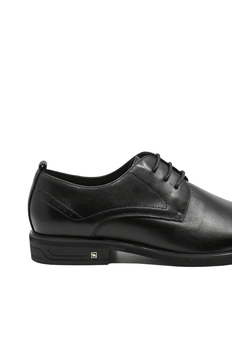 Imagine Pantofi eleganți negri, stilați, din piele naturală OTR620006