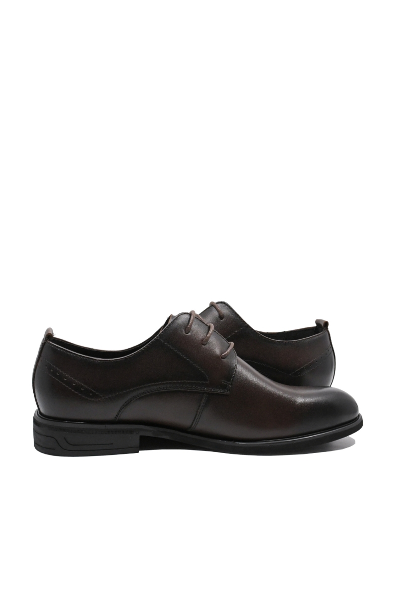 Imagine Pantofi eleganți maro, stilați, din piele naturală OTR620006