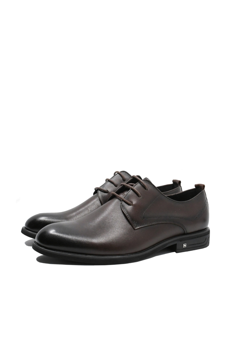 Imagine Pantofi eleganți maro, stilați, din piele naturală OTR620006