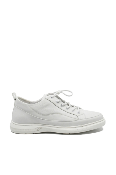 Imagine Pantofi sport albi minimaliști, din piele naturală OTR50006