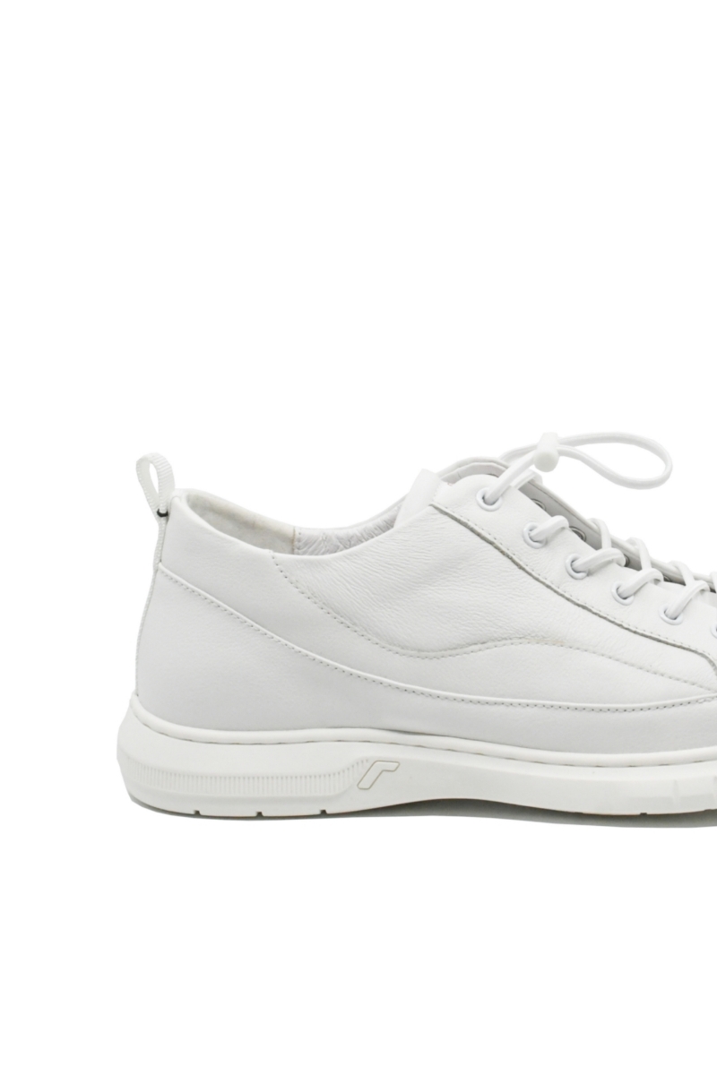 Imagine Pantofi sport albi minimaliști, din piele naturală OTR50006