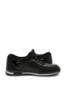 Imagine Pantofi sport din piele naturală, negri cu detalii albe OTR1394