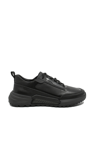 Imagine Pantofi sport lightweight, negri, din piele naturală GOR103