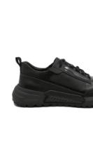 Imagine Pantofi sport lightweight, negri, din piele naturală GOR103