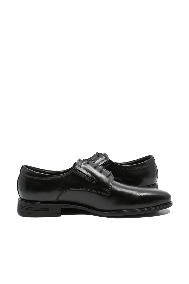 Imagine Pantofi eleganți negri impecabili din piele naturală FNX7065-056