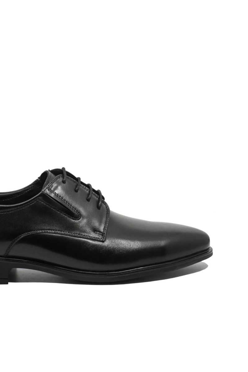 Imagine Pantofi eleganți negri impecabili din piele naturală FNX7065-056