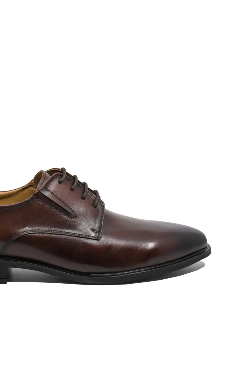Imagine Pantofi eleganți maro roșcat din piele naturală FNX7065-056