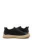 Imagine Pantofi casual confortabili negru patinat din piele întoarsă FNX10573