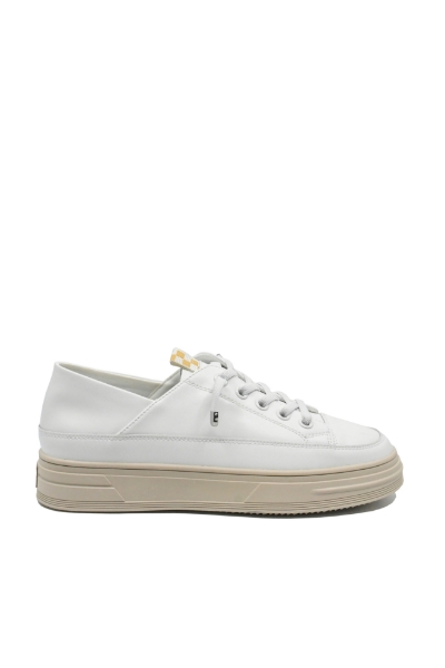 Imagine Pantofi sport alb minimalist, din piele naturală FNX62250