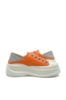 Imagine Teniși voluminoși orange din piele naturală FNX2817