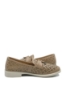 Imagine Pantofi casual apricot din piele naturală cu perforații OTR60019