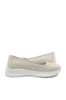Imagine Pantofi casual damă bej apricot din piele naturală cu model FNX98821