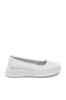 Imagine Pantofi casual damă albi din piele naturală cu model FNX98821