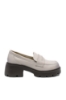 Imagine Loaferi moderni cream din piele naturală FNX66319