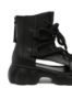 Imagine Ghete de vară cu decupaje, negre, din piele naturală OTR60005